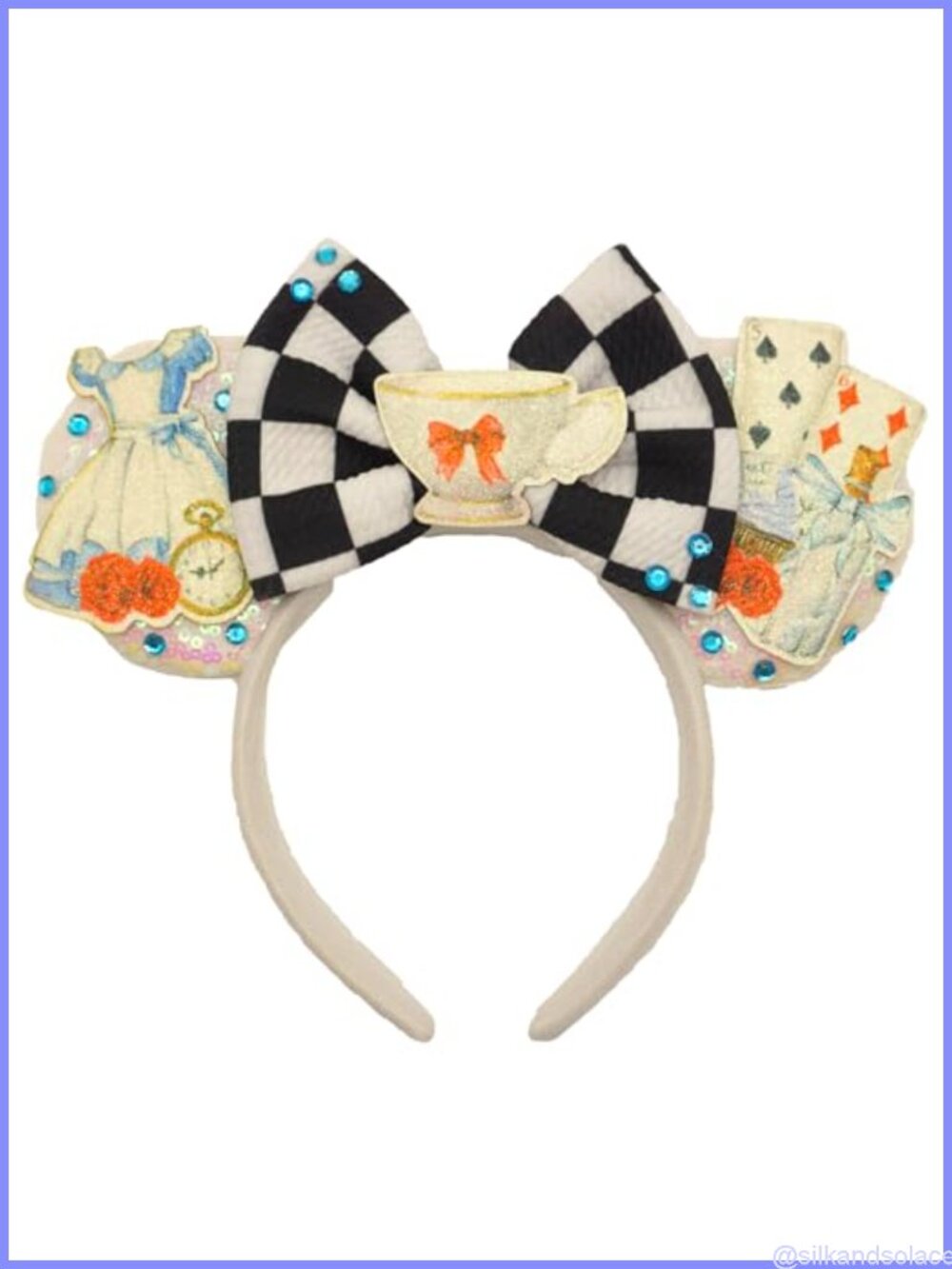 Princess Sequin Headbands for Women Girls Costume Party Hair Accessories